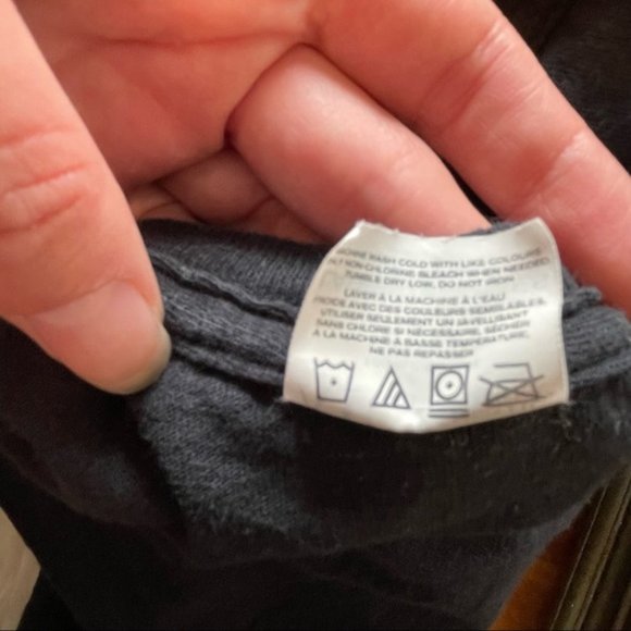 Not a Sheep slogan graphic tee logo wolf t short crew neck black - Picture 10 of 10